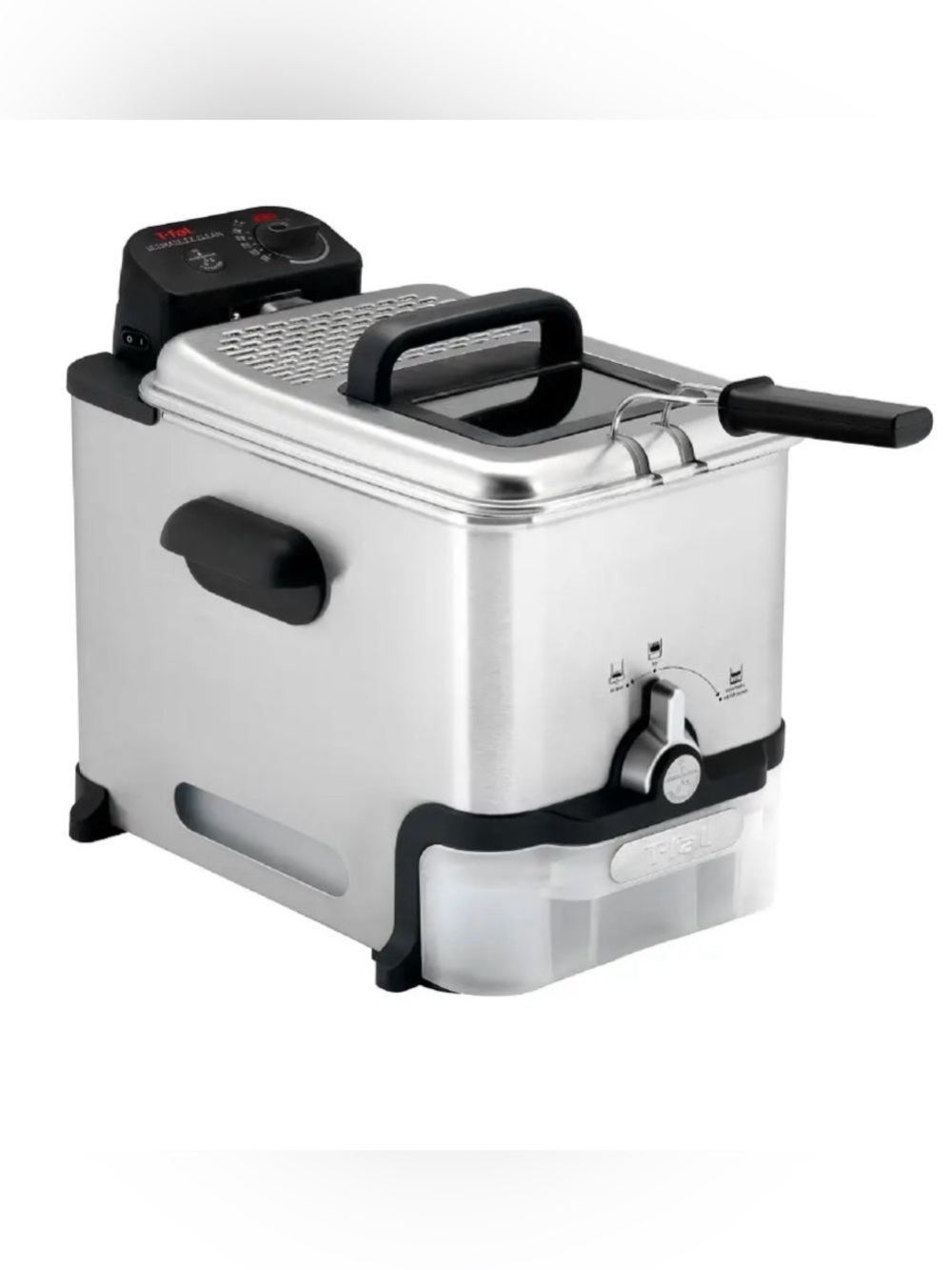 T-FAL Ultimate EZ Clean Deep Fryer 3.5 Liters, Oil Filtration System